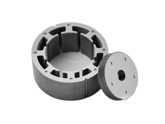 NEMA 36mm স্টেপার মোটরের জন্য Dia 21.85mm স্টেটর ল্যামিনেশন স্ট্যাক ওয়েল্ডিং