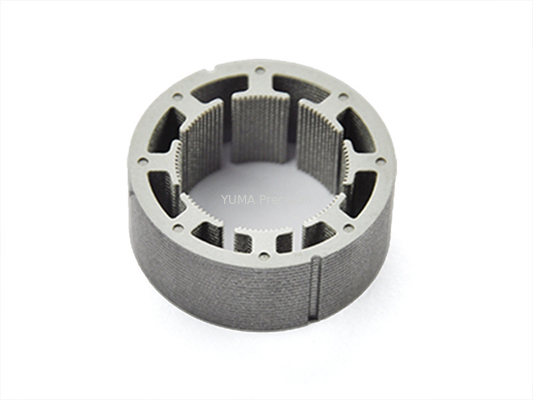 NEMA 36mm স্টেপার মোটরের জন্য Dia 21.85mm স্টেটর ল্যামিনেশন স্ট্যাক ওয়েল্ডিং