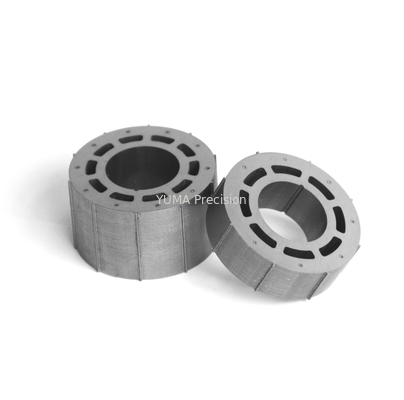 OD122mm ছোট জড়তা মোটর রটার এবং স্টেটর কাস্টম বিভিন্ন মডেলের মোটর কোর উচ্চ মানের সিলিকন ইস্পাত রটার এবং স্ট্যাট
